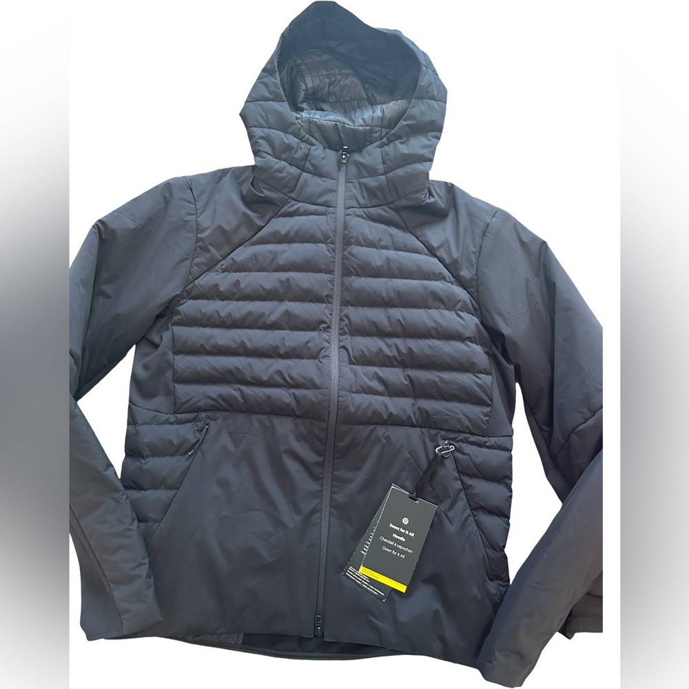 Lululemon NWT Down For It All Hoodie Men’s Black Size L - Picture 3 of 8
